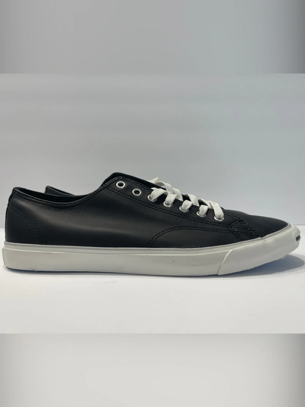 Ultra Rare Jack Purcell Racearound Black Converse Sneakers with White Laces - Picture 3 of 6